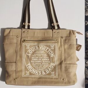 LV Globe Shopper Trunks and Bags Cabas Cruise Collection Tote